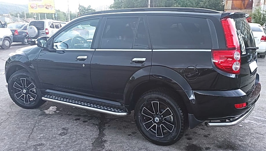 Пороги с накладным листом для автомобиля HAVAL H5 2020 арт. GWH5.20.41