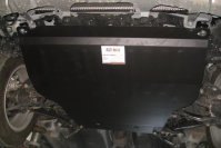 Защита  картера и кпп для Hover M4 2WD 2013-2016  V-1,5 , ALFeco, сталь 2мм, арт. ALF3110st-1