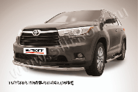 Защита переднего бампера d57 Toyota Highlander (2014-2016) , Slitkoff, арт. THI14-003