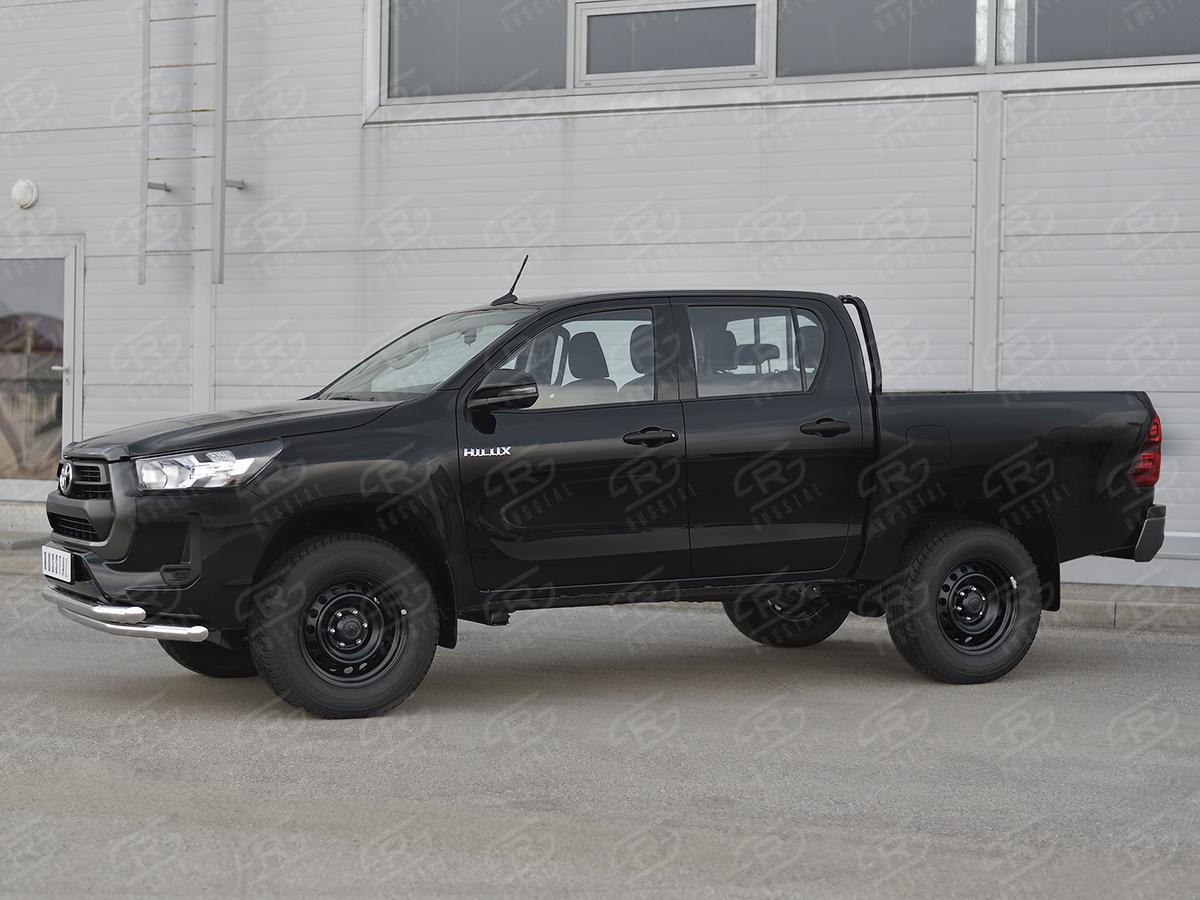 TOYOTA HILUX 2020- Защита переднего бампера d57 секции-d57 секции THZ-003495