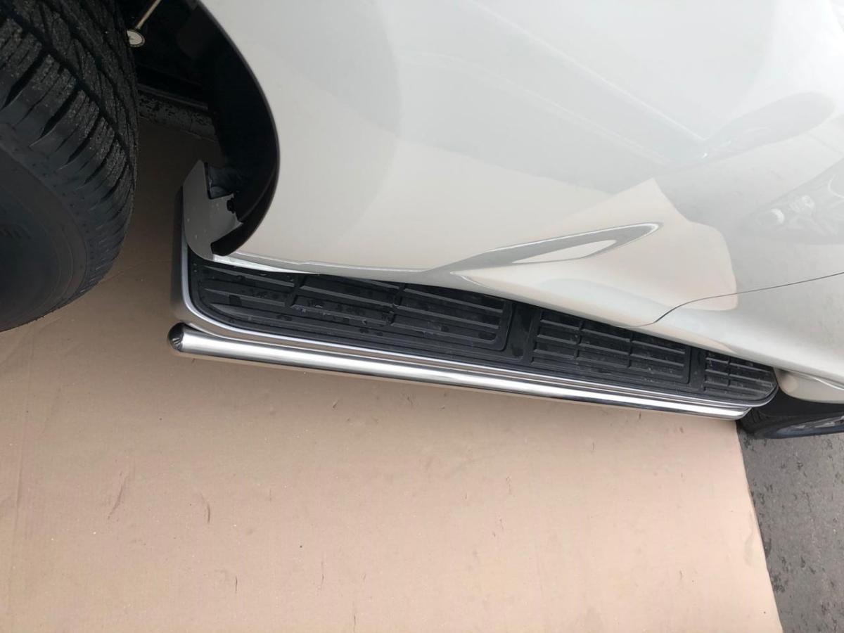 Защита штатного порога для автомобиля TOYOTA Land Cruiser Prado 150 Style 2019 арт. TLCPS150.19.30-1