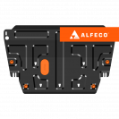 Защита  картера и КПП Renault Scenic II 2003-2009 V-all , ALFeco, сталь 2мм, арт. ALF1803st-1