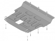 Защита стальная Мотодор (Двигатель, Коробка переключения передач), 2 мм, Сталь для KIA Sorento 2012-2020 арт. 71001
