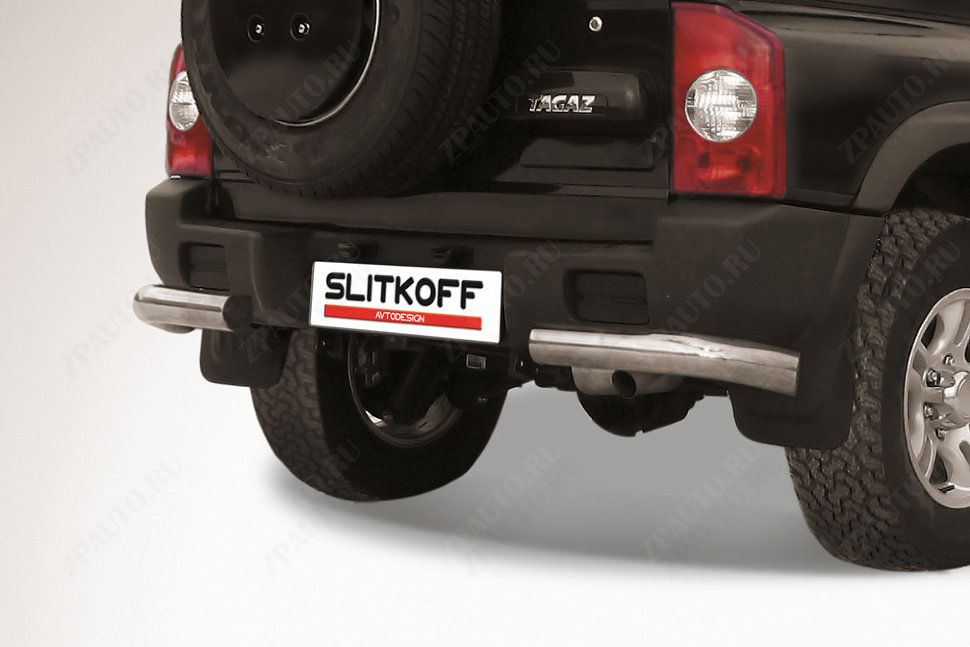 Уголки d76 TAGAZ Tager 5 doors (2008-2012) Black Edition, Slitkoff, арт. TAT5d018BE