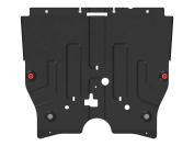 Защита картера и КПП для NISSAN Qashqai  2021 -, V-1,3T AT FWD, Sheriff, сталь 2,0 мм, арт. 15.5073