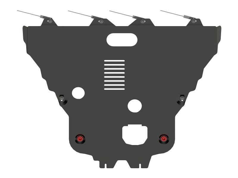 Защита картера для SSANG  YONG Tivoli  2016,  V-1,6; MT, FrontWD, Sheriff, сталь 2,0 мм, арт. 29.3049