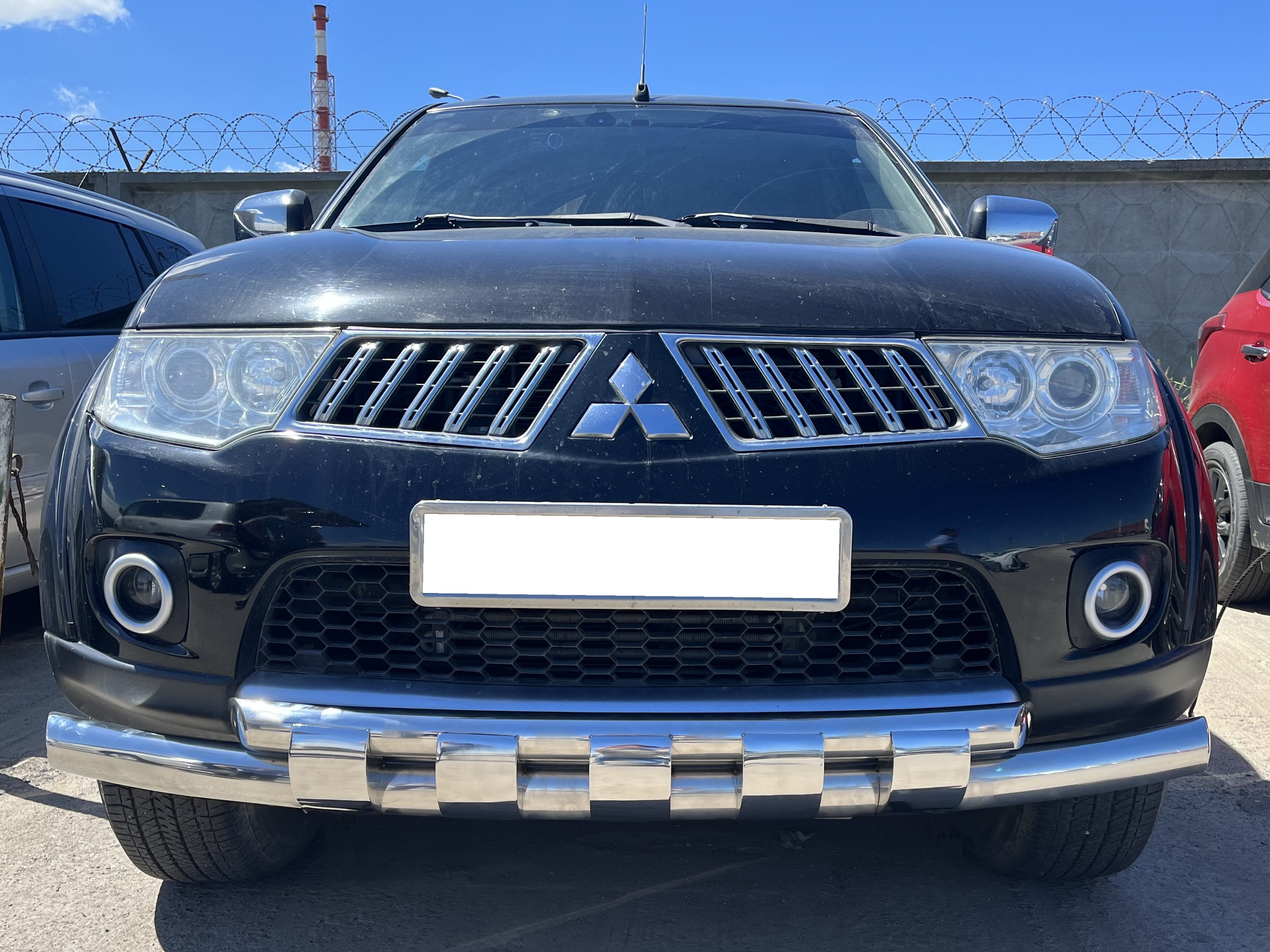 Защита переднего бампера (G ) для автомобиля MITSUBISHI Pajero Sport 2008, Россия MSPS.08.05