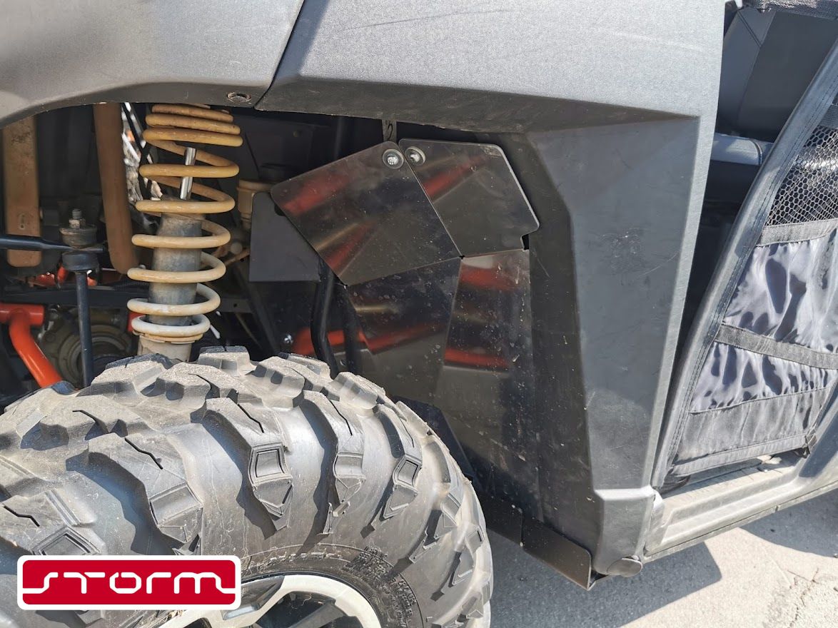Защита колесных арок для POLARIS Ranger 1000 XP 2017-2021, алюминий 3 мм, STORM, арт. 4919