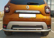 Защита заднего бампера двойная для автомобиля Renault Duster 2021 арт. RD.21.15
