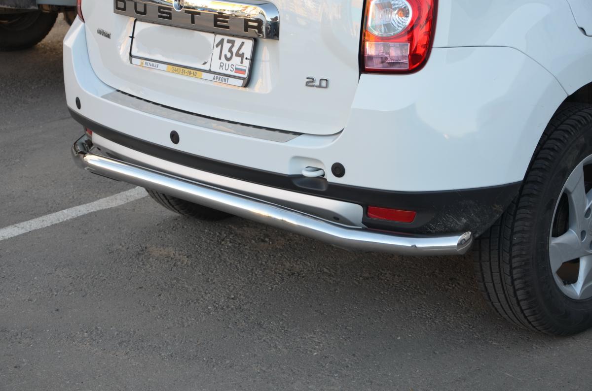 Защита заднего бампера волна d53 для Renault Duster 4x2, RD.11.11-1, Россия