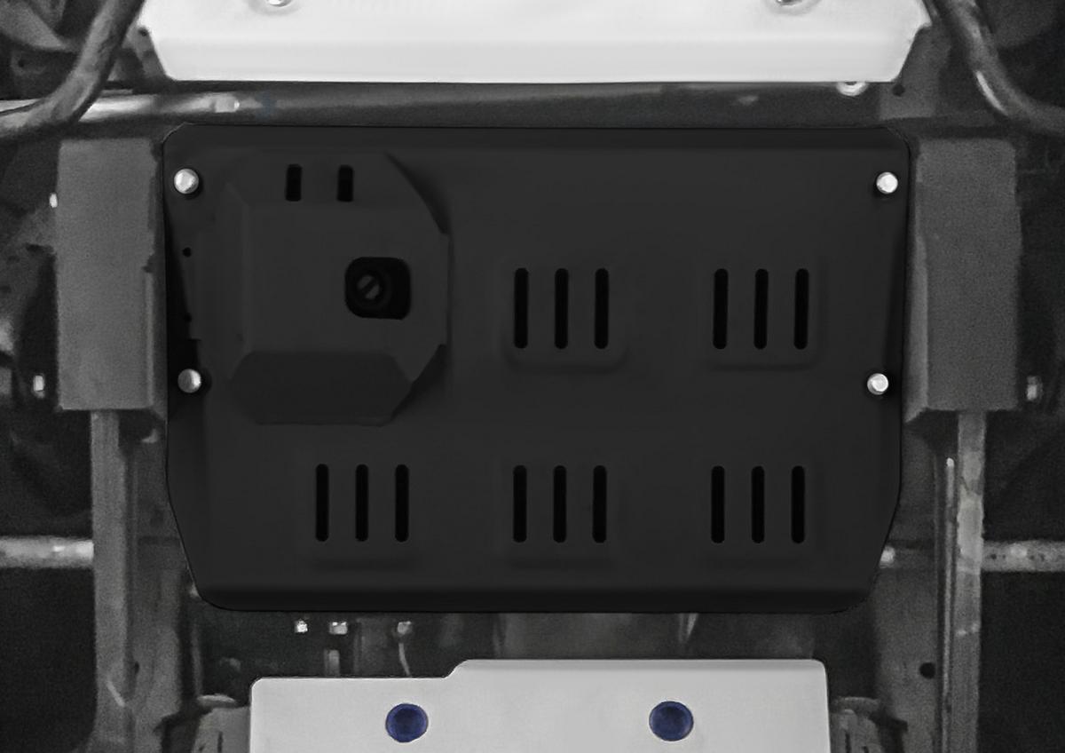 Защита редуктора переднего моста Rival для Suzuki Jimny III рестайлинг 2005-2018, сталь 3 мм, с крепежом, штампованная, 2111.5518.1.3