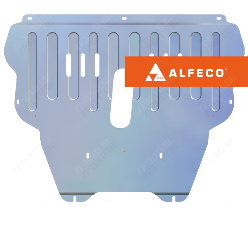 Защита  картера и КПП Peugeot 308 2007-2014 V-all , ALFeco, алюминий 4мм, арт. ALF0402al-1