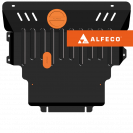 Защита  картера и КПП Mazda Axela 2003-2009 V-2,0;2,3 2WD , ALFeco, сталь 2мм, арт. ALF1303st-2