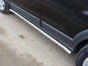 Пороги труба Ø60 для автомобиля Subaru Forester 2008-2013, TCC Тюнинг SUBFOR09-04