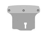 10.30ABC ЗАЩИТА ДВС И КПП HYUNDAI CUSTO V-ВСЕ (2023-) (АЛЮМИНИЙ 4 ММ)