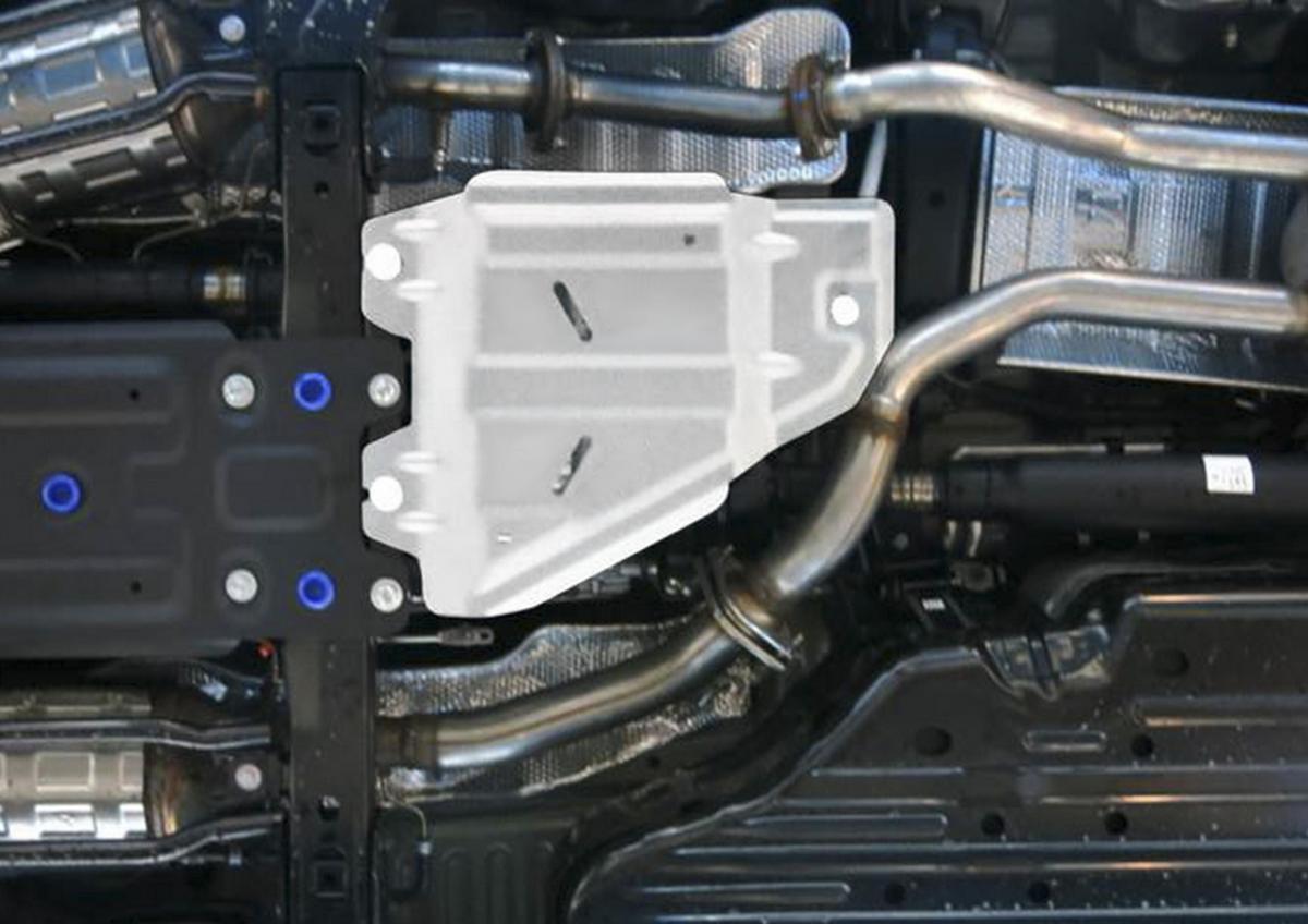 Защита РК Rival для Lexus LX III 2007-2015, штампованная, алюминий 4 мм, с крепежом, 333.9508.1