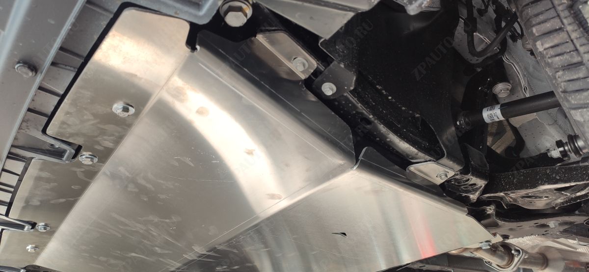 06.06ABC ЗАЩИТА КАРТЕРА ДВС И КПП HAVAL JOLION V-ВСЕ (2021-) (АЛЮМИНИЙ 4 ММ)