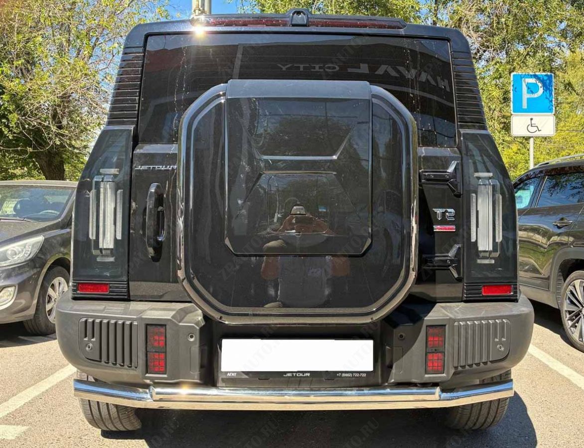 Защита заднего бампера двойная для автомобиля JETOUR T2 2024 арт. JET.T2.24.16