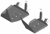 Защита стальная Мотодор (Абсорбер, Топливный бак), 2 мм,  KGM Torres  2023- арт. 72802