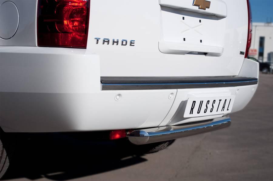 Защита заднего бампера d76 для Chevrolet Tahoe 2012, Руссталь CTHZ-000931
