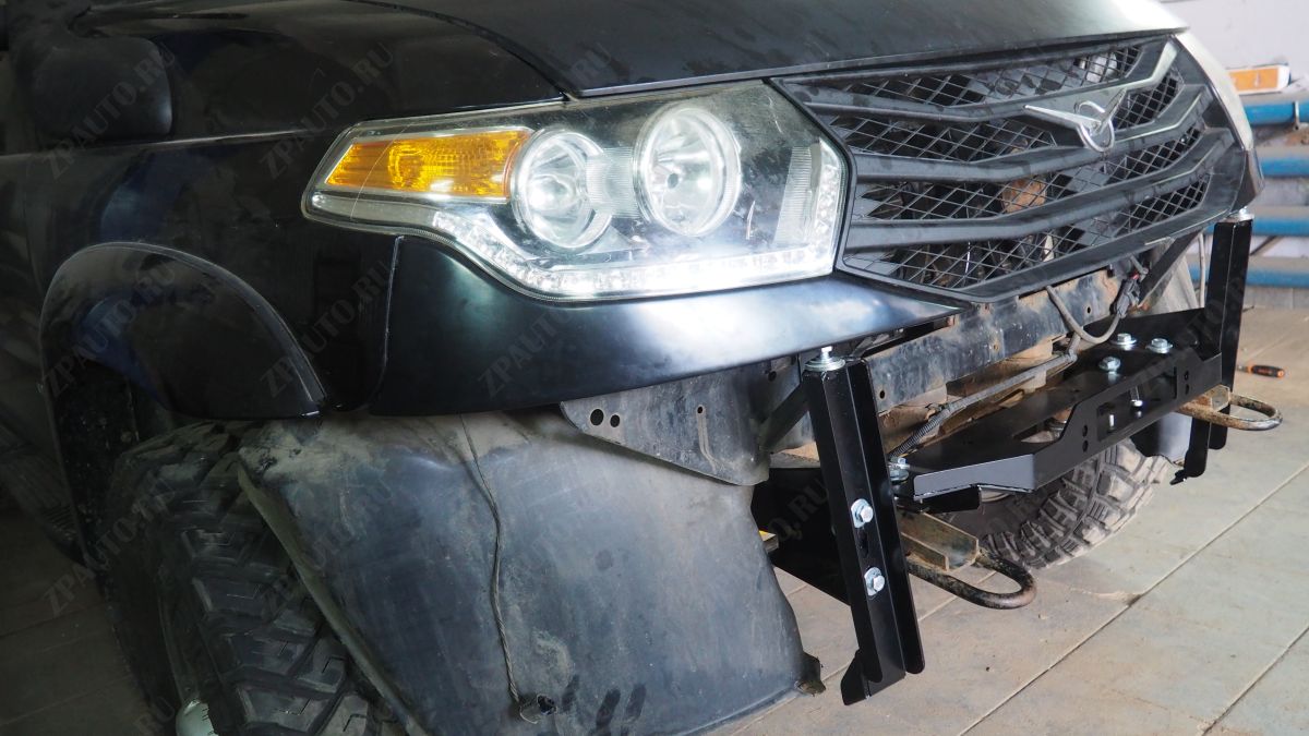 ABC.UAZ.FBHL.44 НАКЛАДКИ ПОД ФАРУ УАЗ ПАТРИОТ / ПИКАП / КАРГО ( 2015-) (ЛЕВАЯ+ПРАВАЯ)