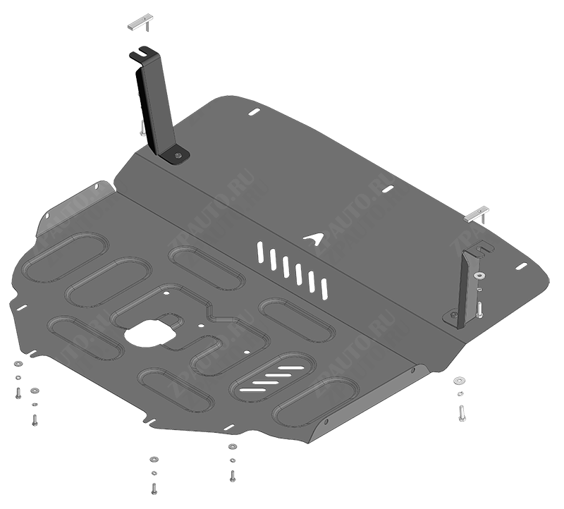 Защита АвтоСтандарт (Двигатель, Коробка переключения передач), 1,5 мм,  для Changan UNI-T  2020- арт. 57206