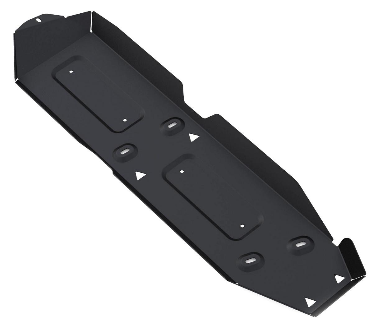 Защита топливного бака Rival для Volkswagen Amarok 2010-2016, сталь 1.8 мм, с крепежом, штампованная, 111.5821.1