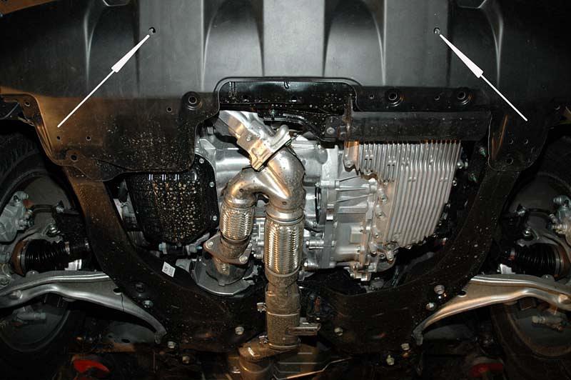 Защита картера и КПП для NISSAN Murano          2008 - 2010, V-3.5, Sheriff, сталь 2,0 мм, арт. 15.1593