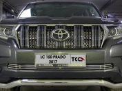 Решетка радиатора нижняя 12 мм для автомобиля Toyota Land Cruiser 150 Prado 2017-, TCC Тюнинг TOYLC15017-02