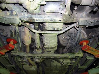 Защита АКПП и РК для TOYOTA Land Cruiser   100 - для 0530  1998 - 2007, V-4,2D, Sheriff, сталь 2,5 мм, арт. 24.0536