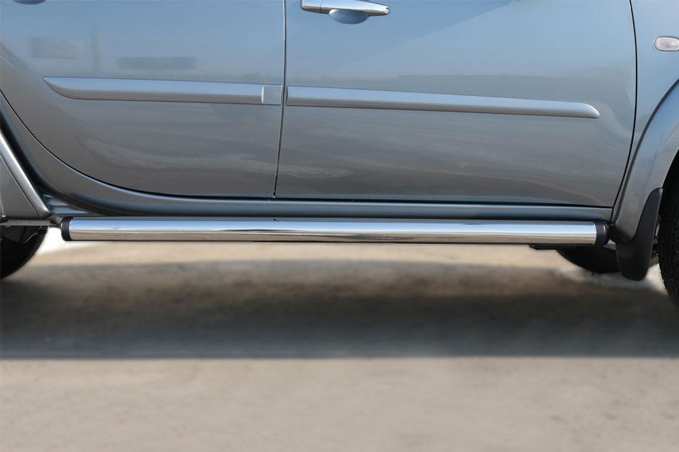 Пороги труба d76 вариант 2 для Mitsubishi L200 2014, Slitkoff MLT-0020382