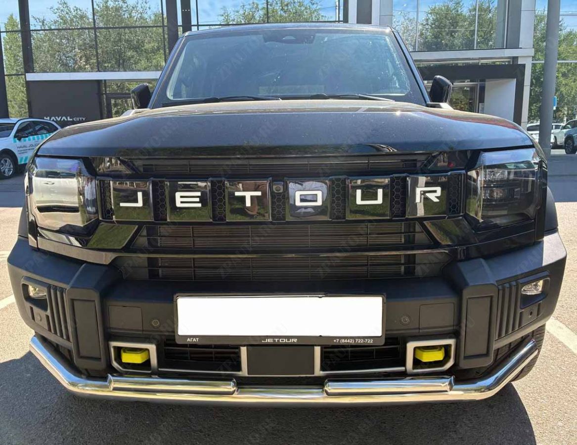 Защита переднего бампера двойная для автомобиля JETOUR T2 2024 арт. JET.T2.24.03