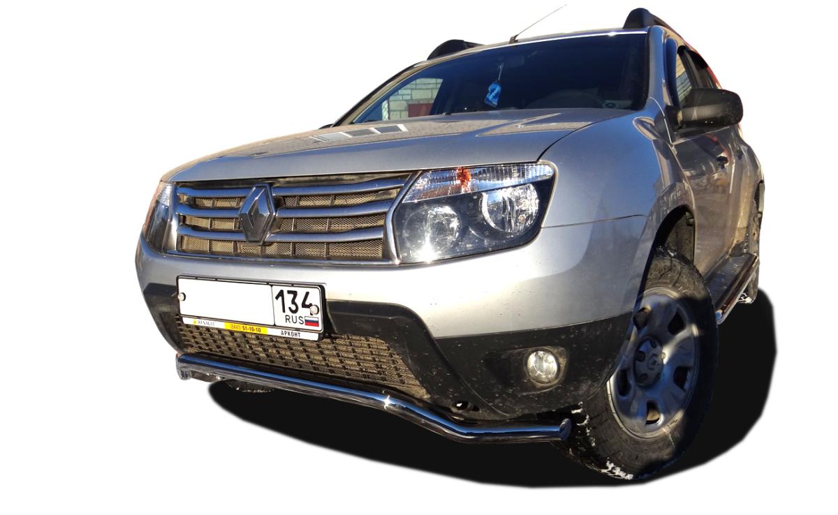 Защита переднего бампера скоба для автомобиля RENAULT Duster 2011. RD.11.07, Россия