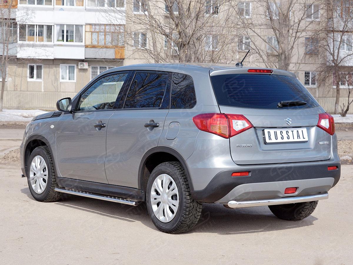 Защита заднего бампера d57 Suzuki Vitara 2015, Slitkoff SVZ-002646
