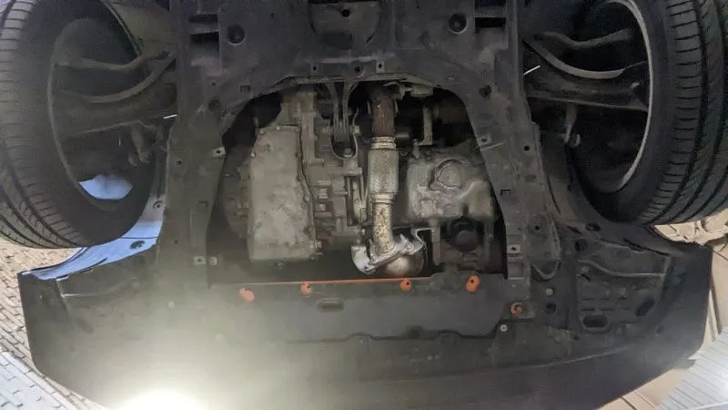 Защита картера и КПП для HONDA CIVIC 2015-2021 V-1.5 CVT, FrontWD, (рынок Япония) Sheriff, сталь сталь 2,0 мм, арт. 09.6402