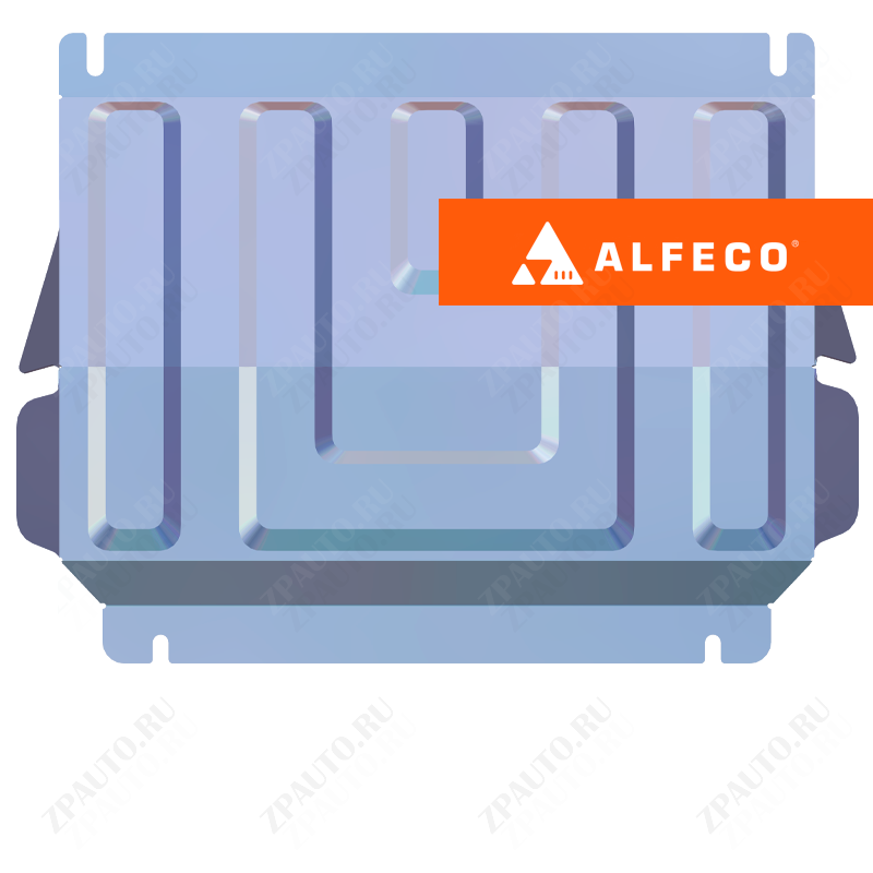 Защита  редуктора переднего моста Mitsubishi L200 2006-2015 V-all , ALFeco, алюминий 4мм, арт. ALF14082al
