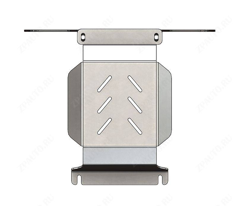 10.28ABC Защита редуктора Genesis GV70 (2020-)(алюминий 4 мм)