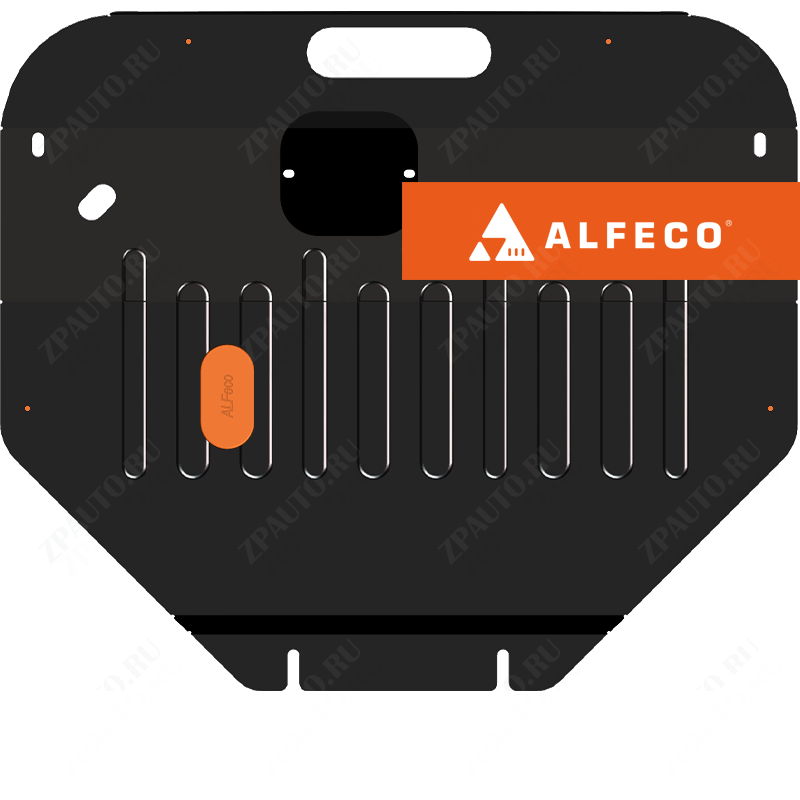 Защита  картера и КПП Mazda Atenza GG 2002-2007 V-1,8;2,0;2,3 2wd , ALFeco, сталь 2мм, арт. ALF1304st-1