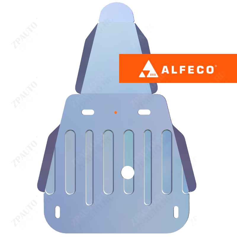 Защита  редуктора заднего моста Discovery Sport 2014-2019 V-2,0 TD; 2,2 TD АТ 4wd , ALFeco, алюминий 4мм, арт. ALF3815al