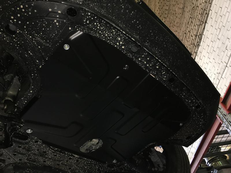 Защита картера и КПП для KIA Soul   2019 -, V-1.6  МТ FWD; 1,6 T-GT DCT FWD; 2,0 АТ FWD, Sheriff, сталь 2,5 мм, арт. 11.4229