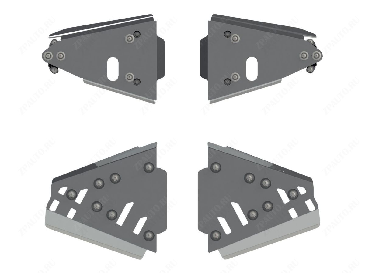 Защита рычагов для CAN-AM Maverick 2013-17, алюминий 4 мм, STORM, арт. 2453