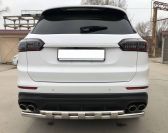 Защита заднего бампера двойная с перемычками для автомобиля XCITE X-Cross 8 2025 арт. XCX-CR.8.25.25