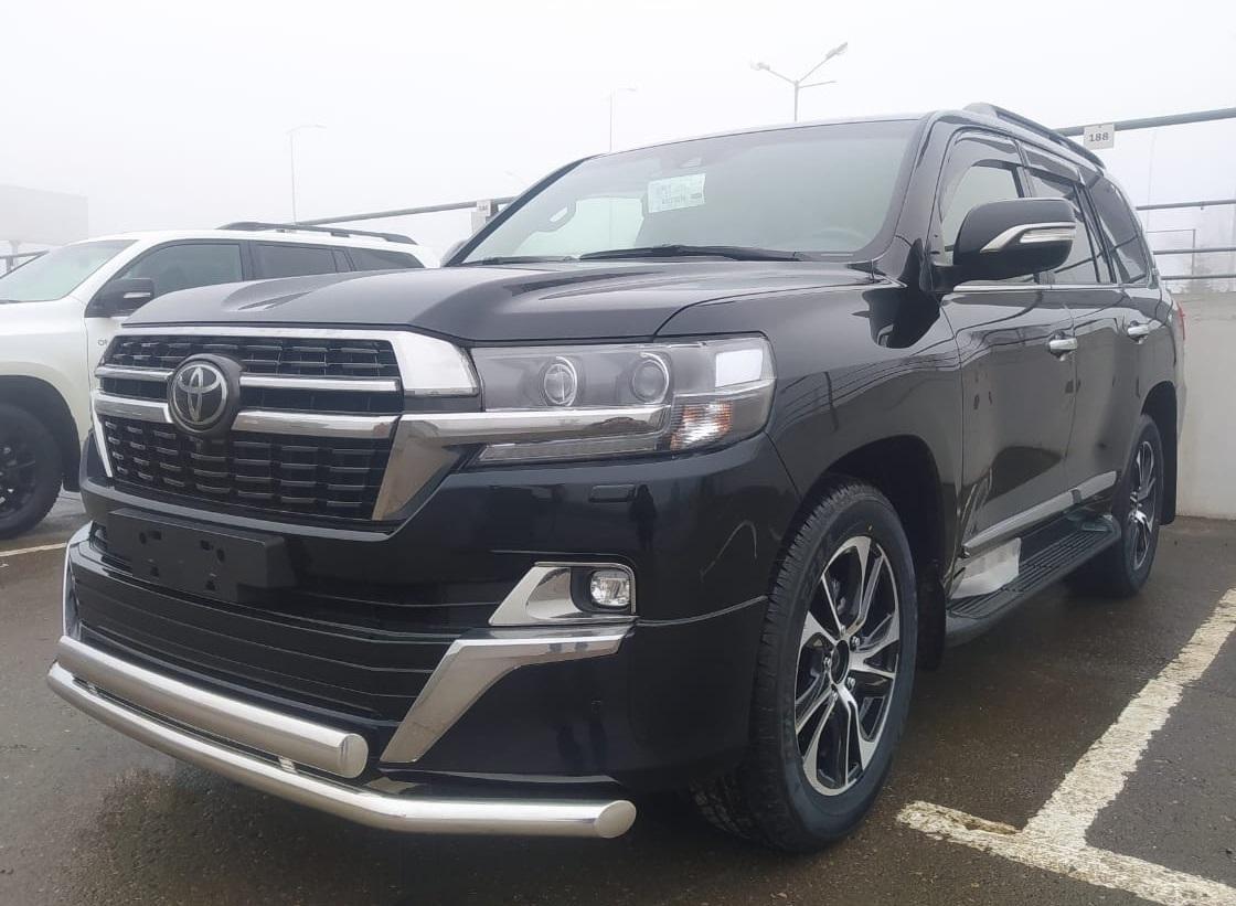 Защита переднего бампера для автомобиля Toyota Land Cruiser 200 Executive  Lounge 2020 (обновленный) арт. TLCEL200.20.03-75