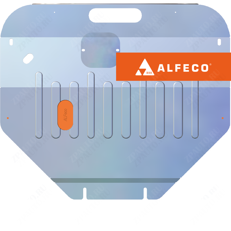 Защита  картера и КПП Mazda Atenza GG 2002-2007 V-1,8;2,0;2,3 2wd , ALFeco, алюминий 4мм, арт. ALF1304al-1