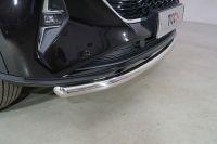 Защита передняя нижняя 60,3 мм для автомобиля HAVAL F7X (2.0L 4WD) 2022-,TCC Тюнинг ,арт. HAVF7X22-11