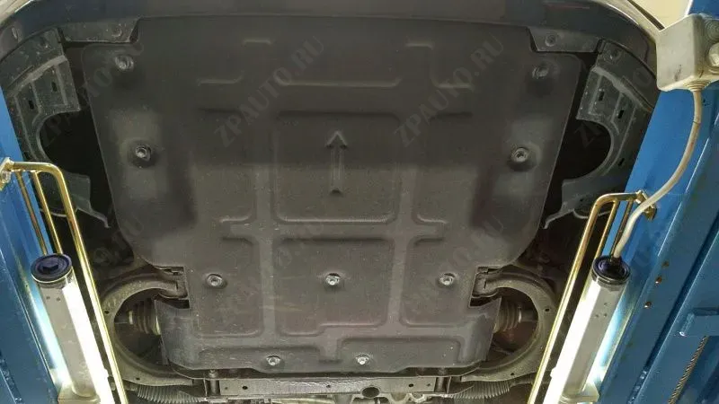 Защита картера для SSANG  YONG Rexton/Rexton Sport/Musso  2018 -, V-2,2D; 2,0 MT, AT AWD; RWD  , Sheriff, сталь 2,0 мм, арт. 29.3914