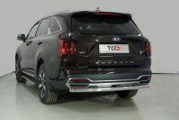 Защита задняя (длинная) 60,3 мм для автомобиля Kia Sorento 2020- TCC Тюнинг арт. KIASOR20-22