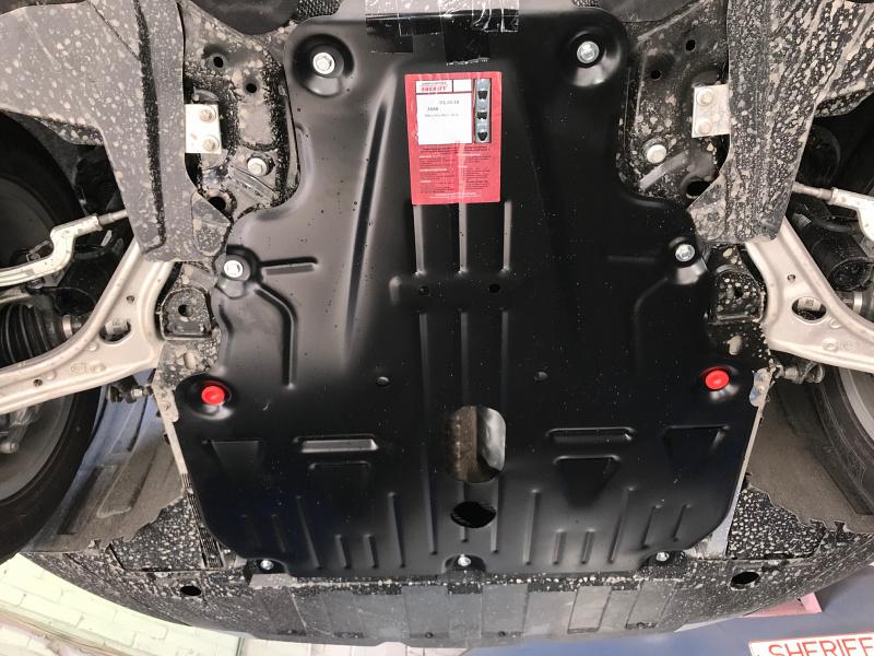 Защита картера и КПП для Mercedes-Benz GLA AMG  2018 - 2020, V-2,0T АТ 4 wd, Sheriff, сталь 1,8 мм, арт. 13.3688