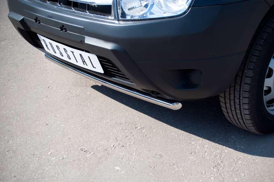 Защита переднего бампера d42 для Renault Duster 4x2, Slitkoff RD2Z-000436