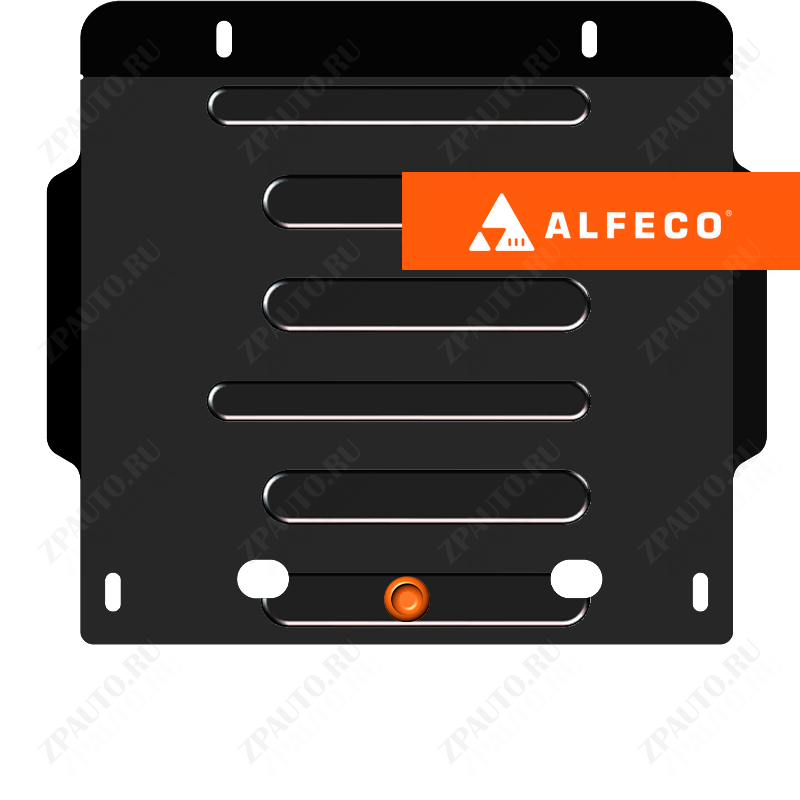 Защита  КПП Volkswagen Amarok Double Cab (2H) 2010-2019 V-2,0TD , ALFeco, сталь 2мм, арт. ALF26352st